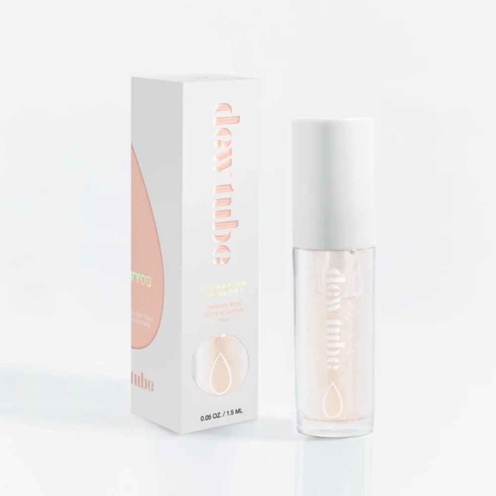 NWT dew tube Hydrating Shimmer Lip Gloss-Dew